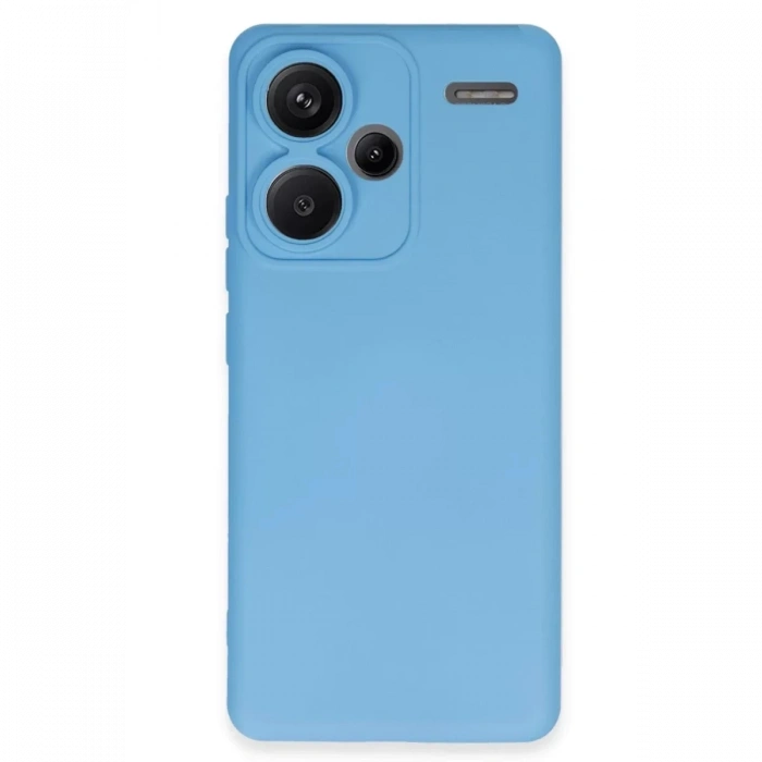 Xiaomi Redmi Note 13 Pro Plus Kılıf Nano içi Kadife Silikon - Mavi