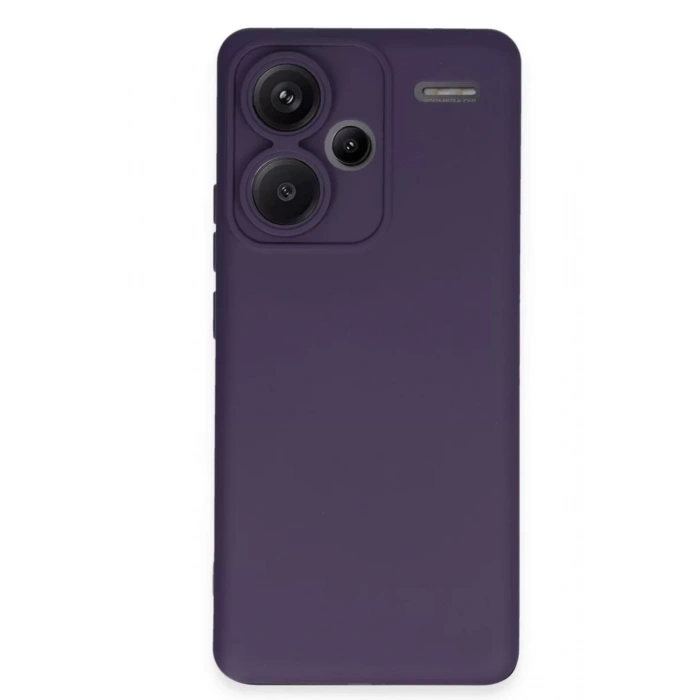 Xiaomi Redmi Note 13 Pro Plus Kılıf Nano içi Kadife Silikon - Mor
