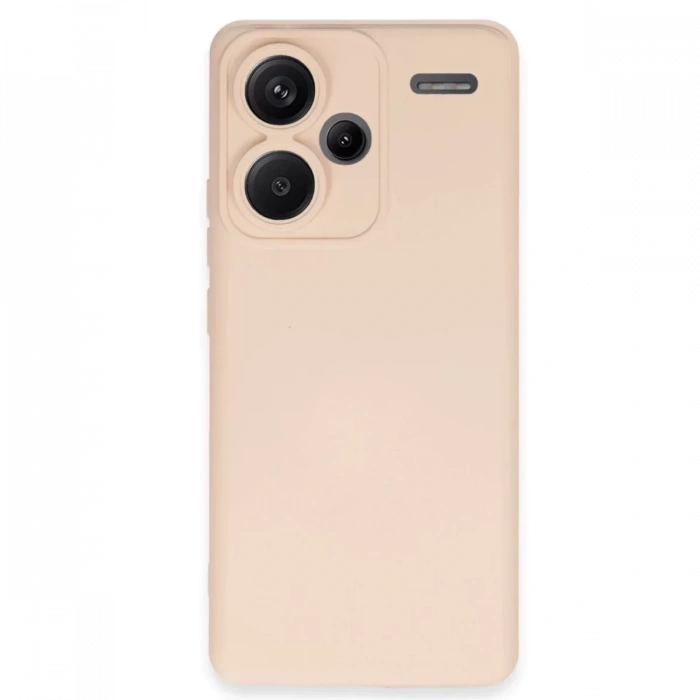 Xiaomi Redmi Note 13 Pro Plus Kılıf Nano içi Kadife Silikon - Pudra