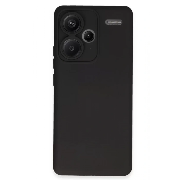 Xiaomi Redmi Note 13 Pro Plus Kılıf Nano içi Kadife Silikon - Siyah