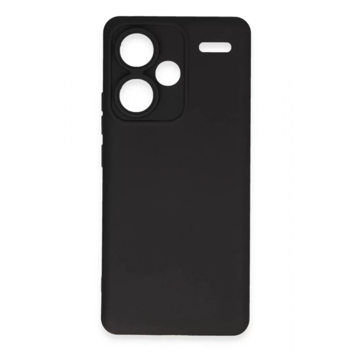 Xiaomi Redmi Note 13 Pro Plus Kılıf Nano içi Kadife Silikon - Siyah