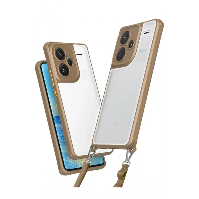 Xiaomi Redmi Note 13 Pro Plus Kılıf Penta Silikon Kılıf - Çöl Titanyum