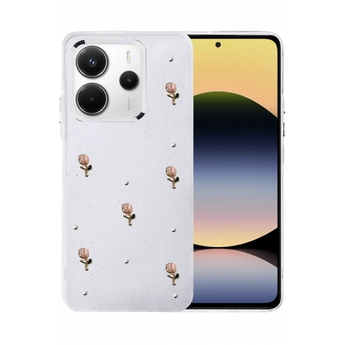 Xiaomi Redmi Note 14 4G Fiyonk Desenli Kapak - Desen 6