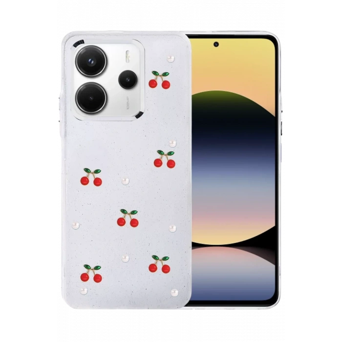 Xiaomi Redmi Note 14 4G Fiyonk Desenli Kapak - Desen 9