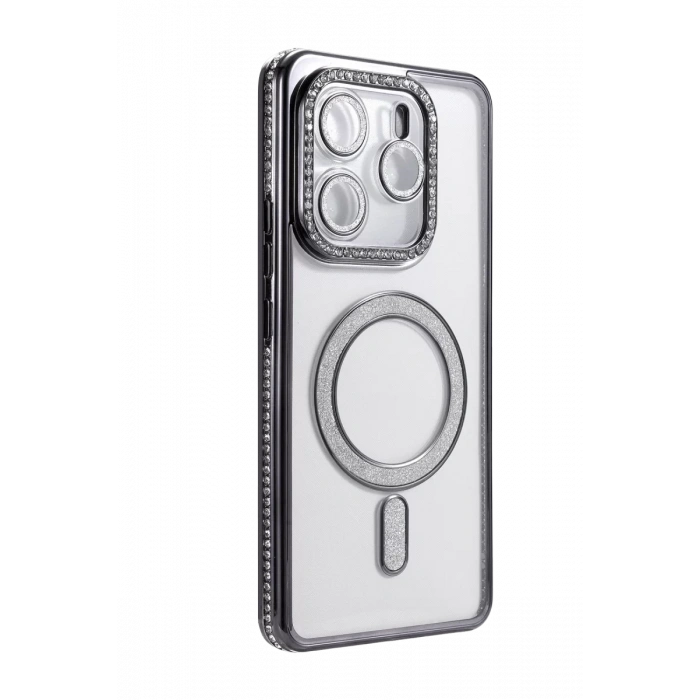 Xiaomi Redmi Note 14 4G Joke Simli Magneticsafe Kılıf - Siyah