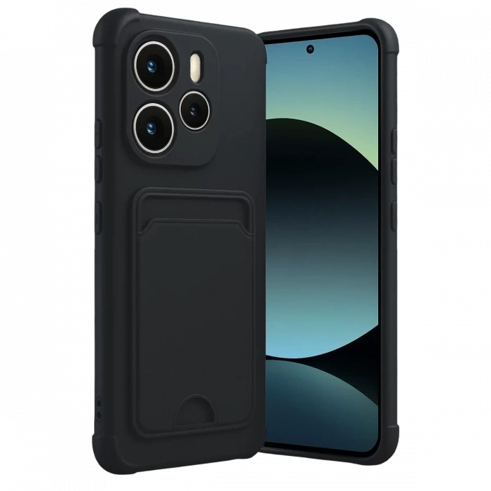 Xiaomi Redmi Note 14 4G Kelvin Kartvizitli Silikon - Siyah