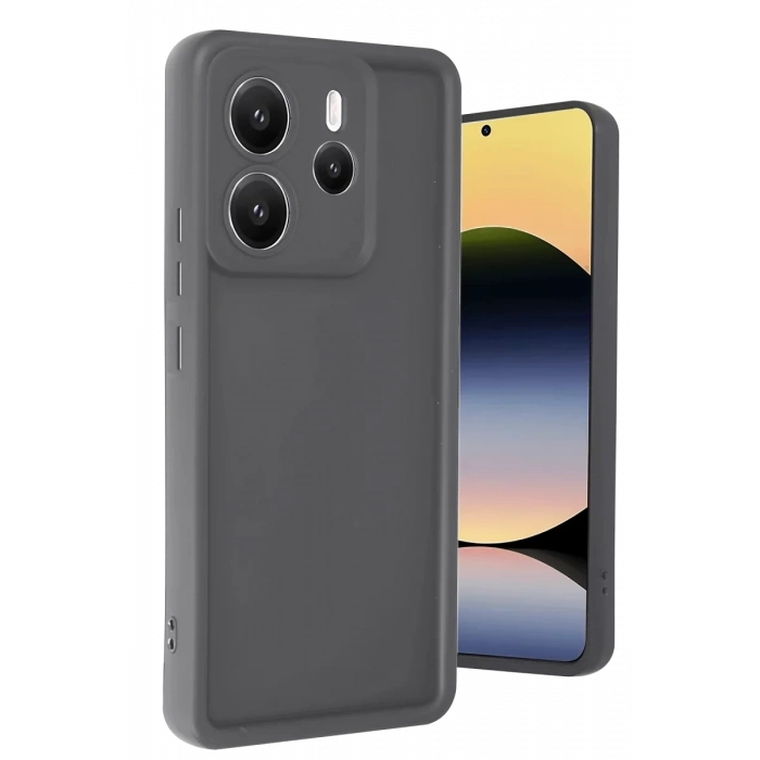 Xiaomi Redmi Note 14 4G Kılıf Viera Silikon - Gri