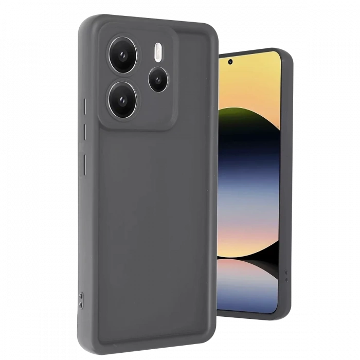 Xiaomi Redmi Note 14 4G Kılıf Viera Silikon - Gri