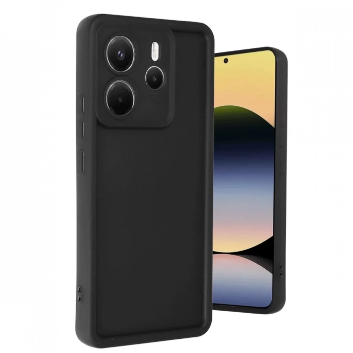 Xiaomi Redmi Note 14 4G Kılıf Viera Silikon - Siyah