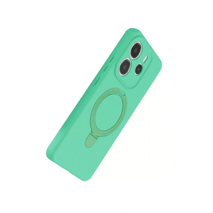 Xiaomi Redmi Note 14 4G Regal Magsafe Standlı Kapak - Yeşil