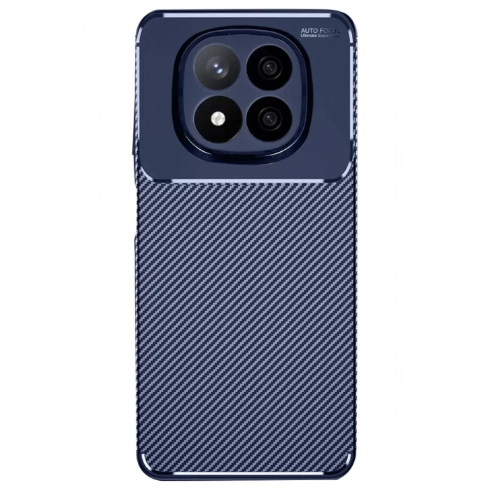 Xiaomi Redmi Note 14 Pro 4G Kılıf Auto Focus Karbon Kapak - Lacivert