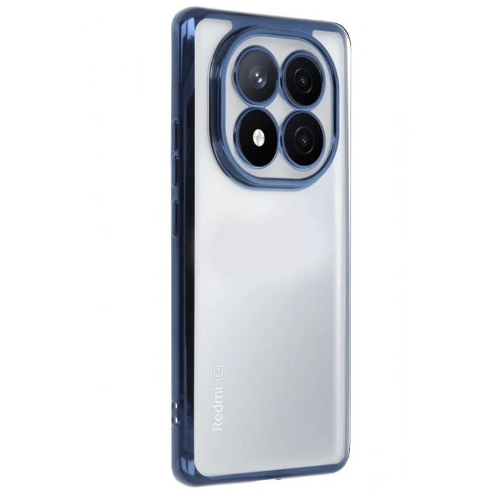 Xiaomi Redmi Note 14 Pro 4G Kılıf Lensli Silikon - Lacivert