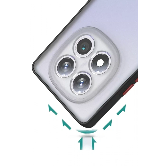 Xiaomi Redmi Note 14 Pro 4G Kılıf Montreal Silikon Kapak - Siyah
