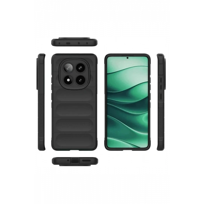 Xiaomi Redmi Note 14 Pro 4G Kılıf Optimum Silikon - Siyah