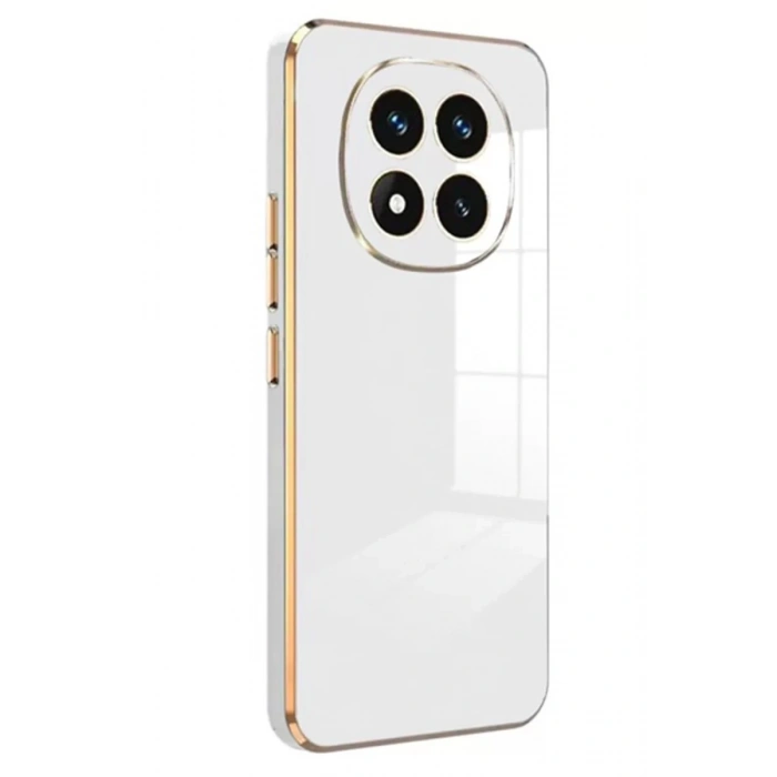 Xiaomi Redmi Note 14 Pro 4G Kılıf Volet Silikon - Beyaz