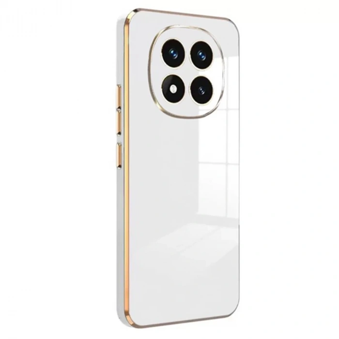 Xiaomi Redmi Note 14 Pro 4G Kılıf Volet Silikon - Beyaz