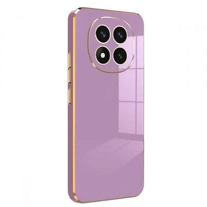 Xiaomi Redmi Note 14 Pro 4G Kılıf Volet Silikon - Mor