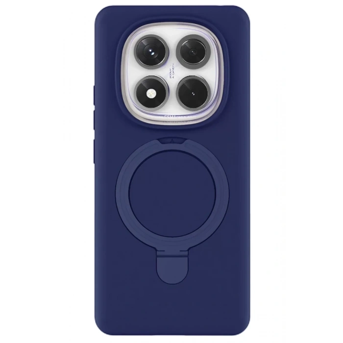 Xiaomi Redmi Note 14 Pro 4G Regal Magsafe Standlı Kapak - Lacivert