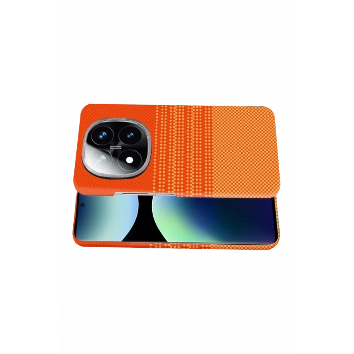 Xiaomi Redmi Note 14 Pro 4G Vega Magsafe Kapak - Turuncu