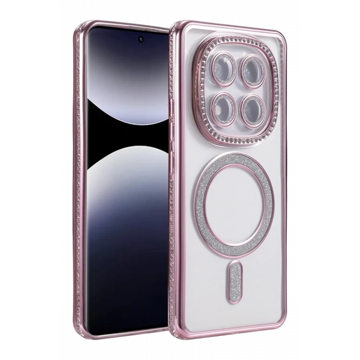 Xiaomi Redmi Note 14 Pro 5G Joke Simli Magneticsafe Kılıf - Pembe