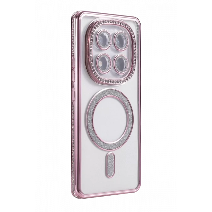Xiaomi Redmi Note 14 Pro 5G Joke Simli Magneticsafe Kılıf - Pembe