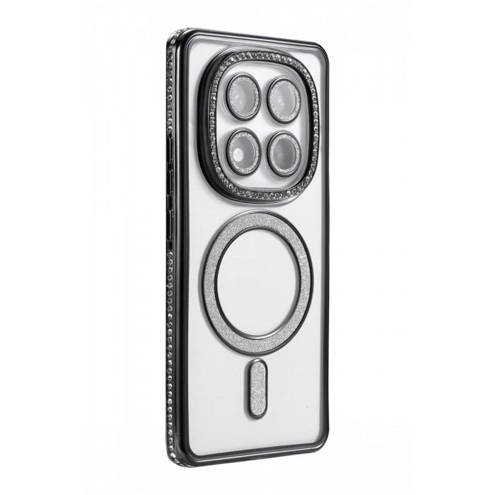 Xiaomi Redmi Note 14 Pro 5G Joke Simli Magneticsafe Kılıf - Siyah