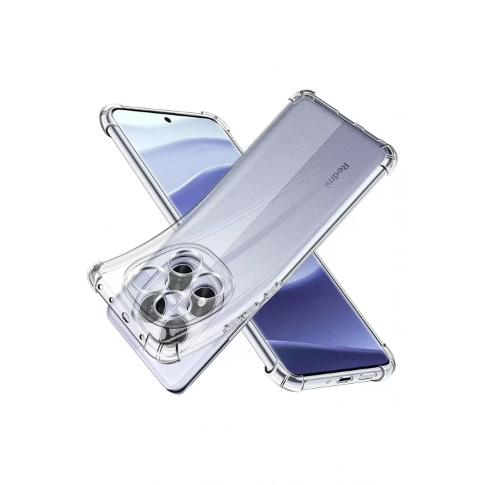 Xiaomi Redmi Note 14 Pro 5G Kılıf Lüx Şeffaf Silikon