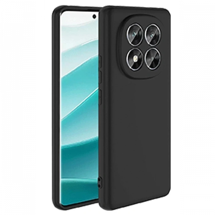 Xiaomi Redmi Note 14 Pro 5G Kılıf Nano içi Kadife Silikon - Siyah