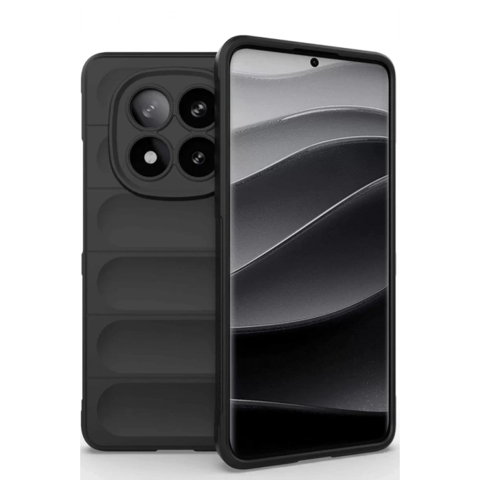 Xiaomi Redmi Note 14 Pro 5G Kılıf Optimum Silikon - Siyah