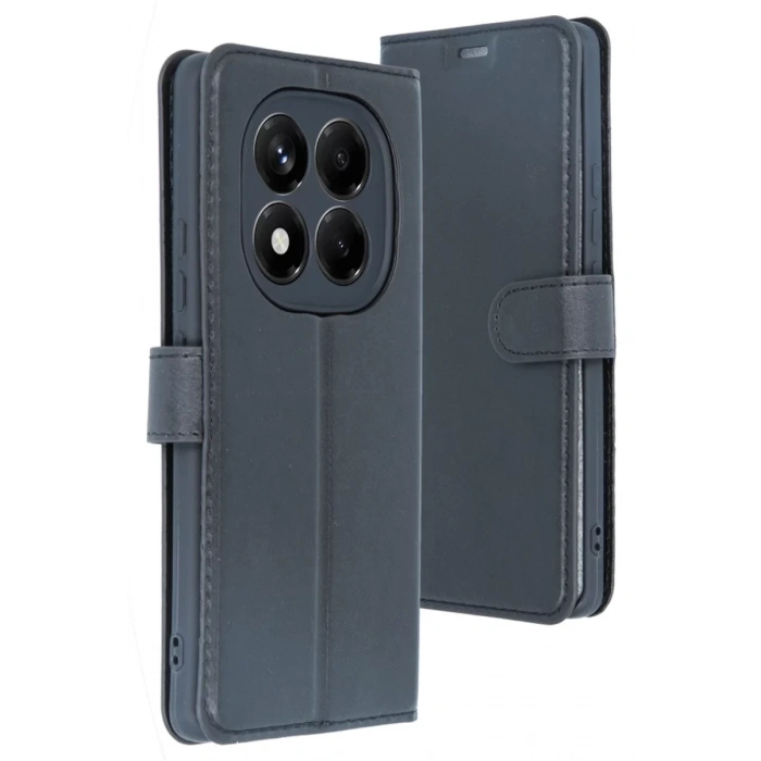 Xiaomi Redmi Note 14 Pro 5G Kılıf Trend S Plus Kapaklı Kılıf - Siyah