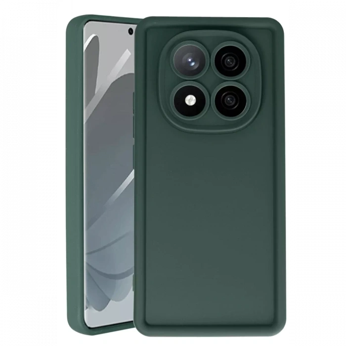 Xiaomi Redmi Note 14 Pro 5G Kılıf Viera Silikon - Koyu Yeşil