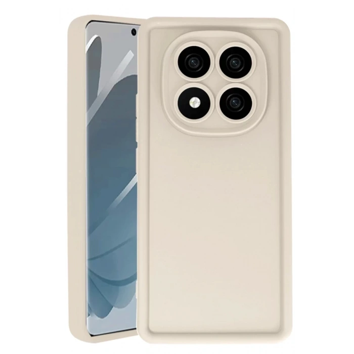 Xiaomi Redmi Note 14 Pro 5G Kılıf Viera Silikon - Krem