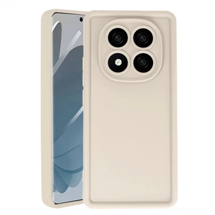 Xiaomi Redmi Note 14 Pro 5G Kılıf Viera Silikon - Krem