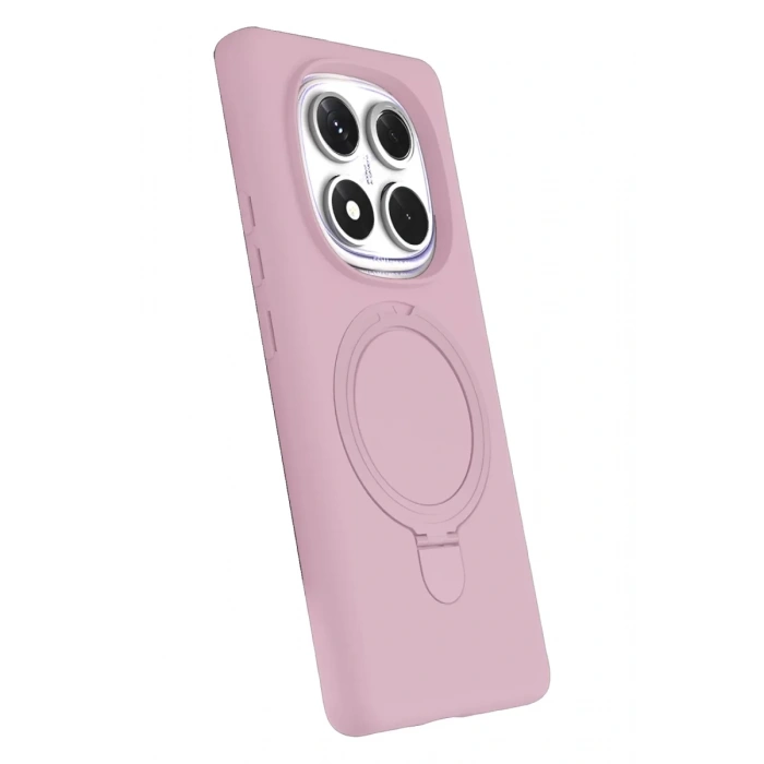 Xiaomi Redmi Note 14 Pro 5G Regal Magsafe Standlı Kapak - Açık Pembe