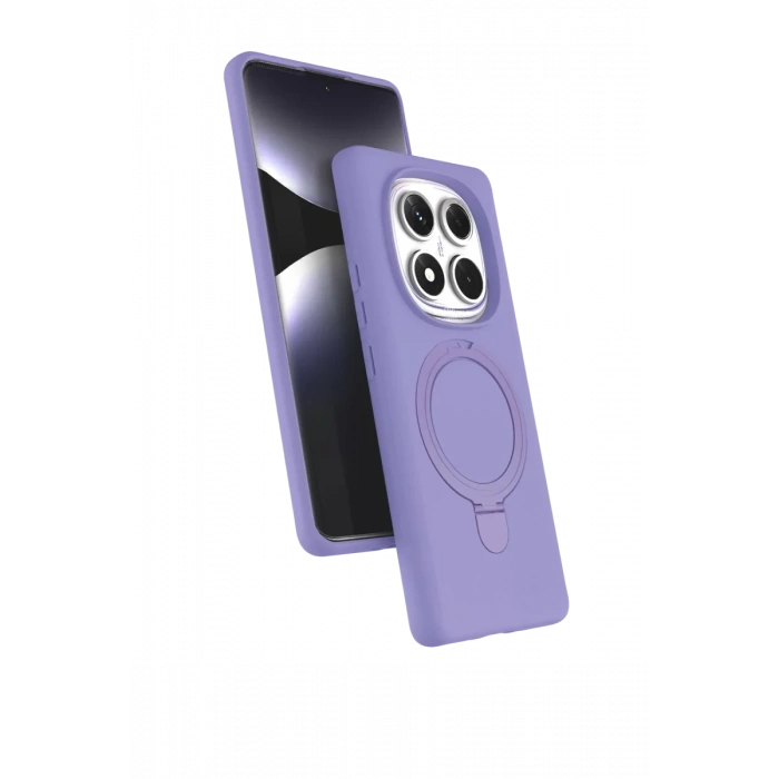 Xiaomi Redmi Note 14 Pro 5G Regal Magsafe Standlı Kapak - Lila