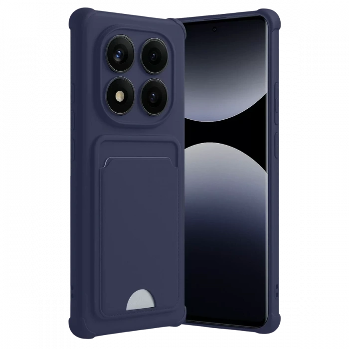 Xiaomi Redmi Note 14 Pro Plus Kelvin Kartvizitli Silikon - Lacivert