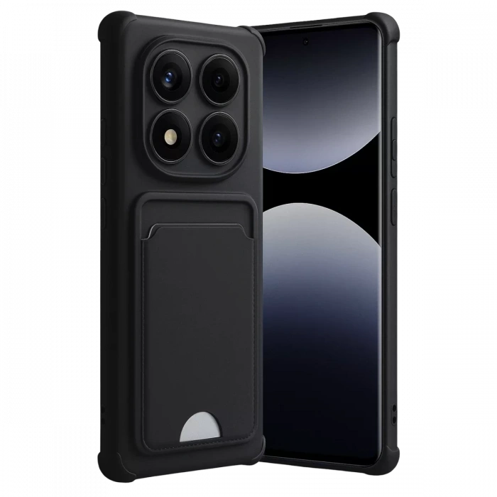 Xiaomi Redmi Note 14 Pro Plus Kelvin Kartvizitli Silikon - Siyah