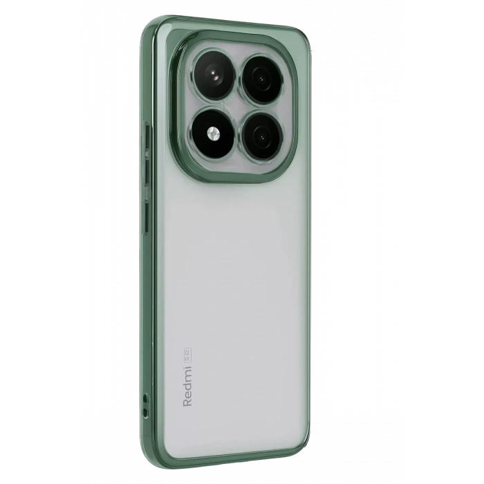 Xiaomi Redmi Note 14 Pro Plus Kılıf Lensli Silikon - Yeşil