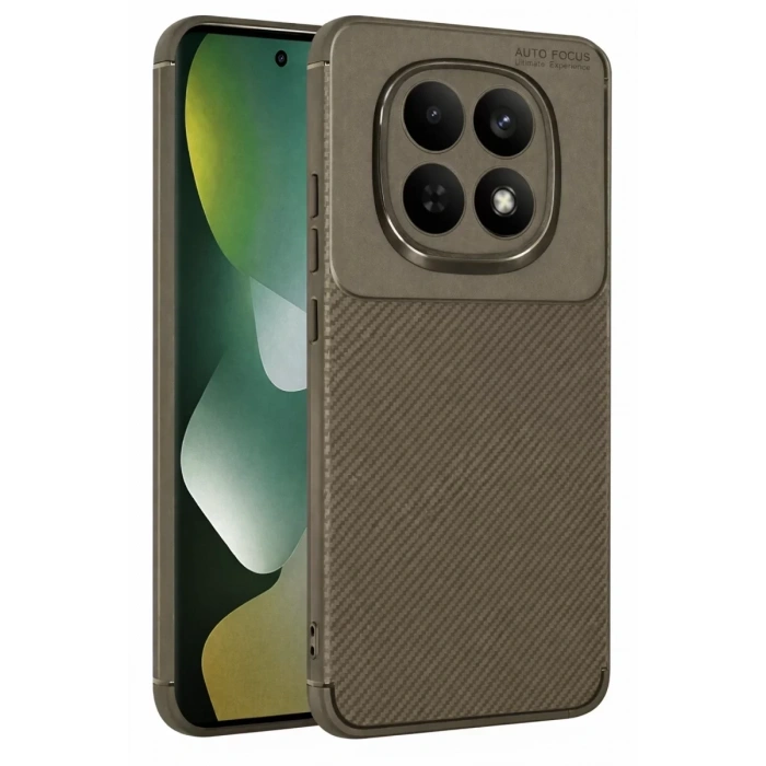 Xiaomi Redmi Note 15 4G Auto Focus Karbon Kapak - Kahverengi