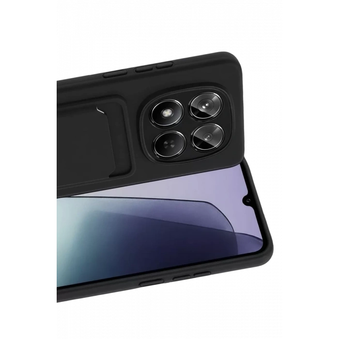 Xiaomi Redmi Note 15 4G Kelvin Kartvizitli Silikon - Siyah