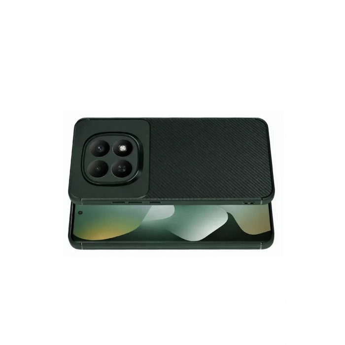 Xiaomi Redmi Note 15 Pro 5G Auto Focus Karbon Kapak - Koyu Yeşil