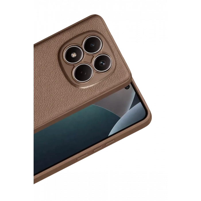 Xiaomi Redmi Note 15 Pro Plus 5G Thermax Silikon Kılıf - Kahverengi