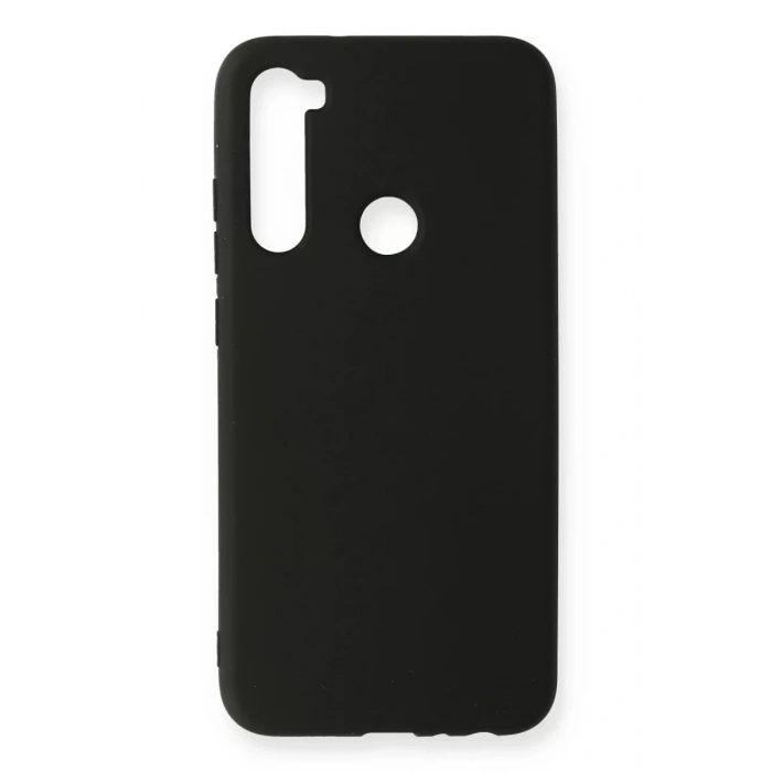 Xiaomi Redmi Note 8 Kılıf Nano içi Kadife Silikon - Siyah