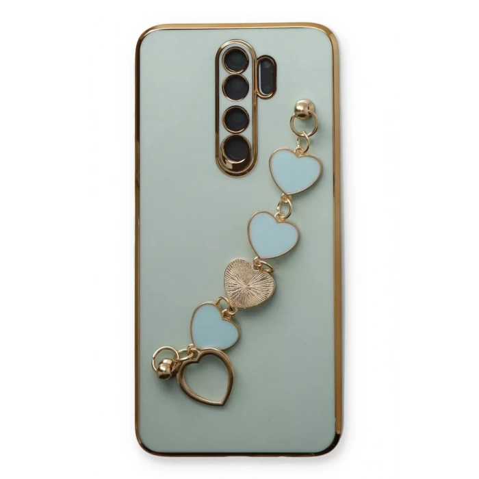 Xiaomi Redmi Note 8 Pro Kılıf Esila Silikon - Su Yeşili