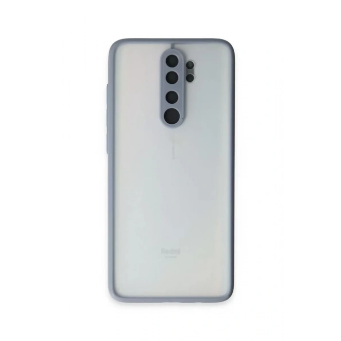 Xiaomi Redmi Note 8 Pro Kılıf Montreal Silikon Kapak - Gri