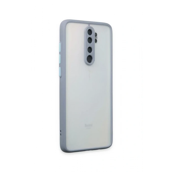 Xiaomi Redmi Note 8 Pro Kılıf Montreal Silikon Kapak - Gri