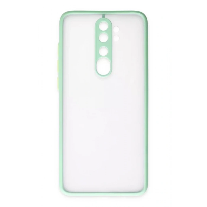 Xiaomi Redmi Note 8 Pro Kılıf Montreal Silikon Kapak - Turkuaz