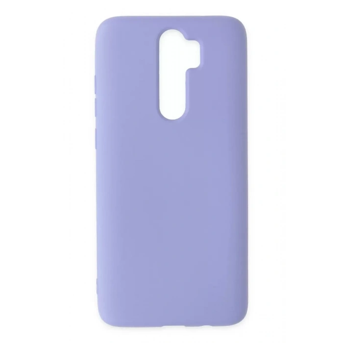Xiaomi Redmi Note 8 Pro Kılıf Nano içi Kadife Silikon - Lila