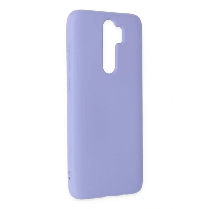 Xiaomi Redmi Note 8 Pro Kılıf Nano içi Kadife Silikon - Lila