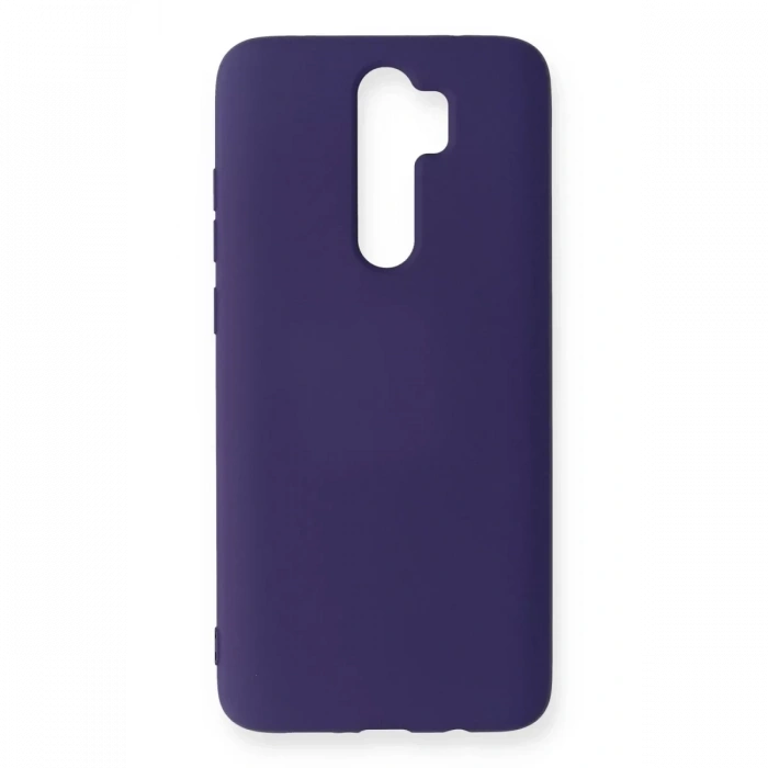 Xiaomi Redmi Note 8 Pro Kılıf Nano içi Kadife Silikon - Mor